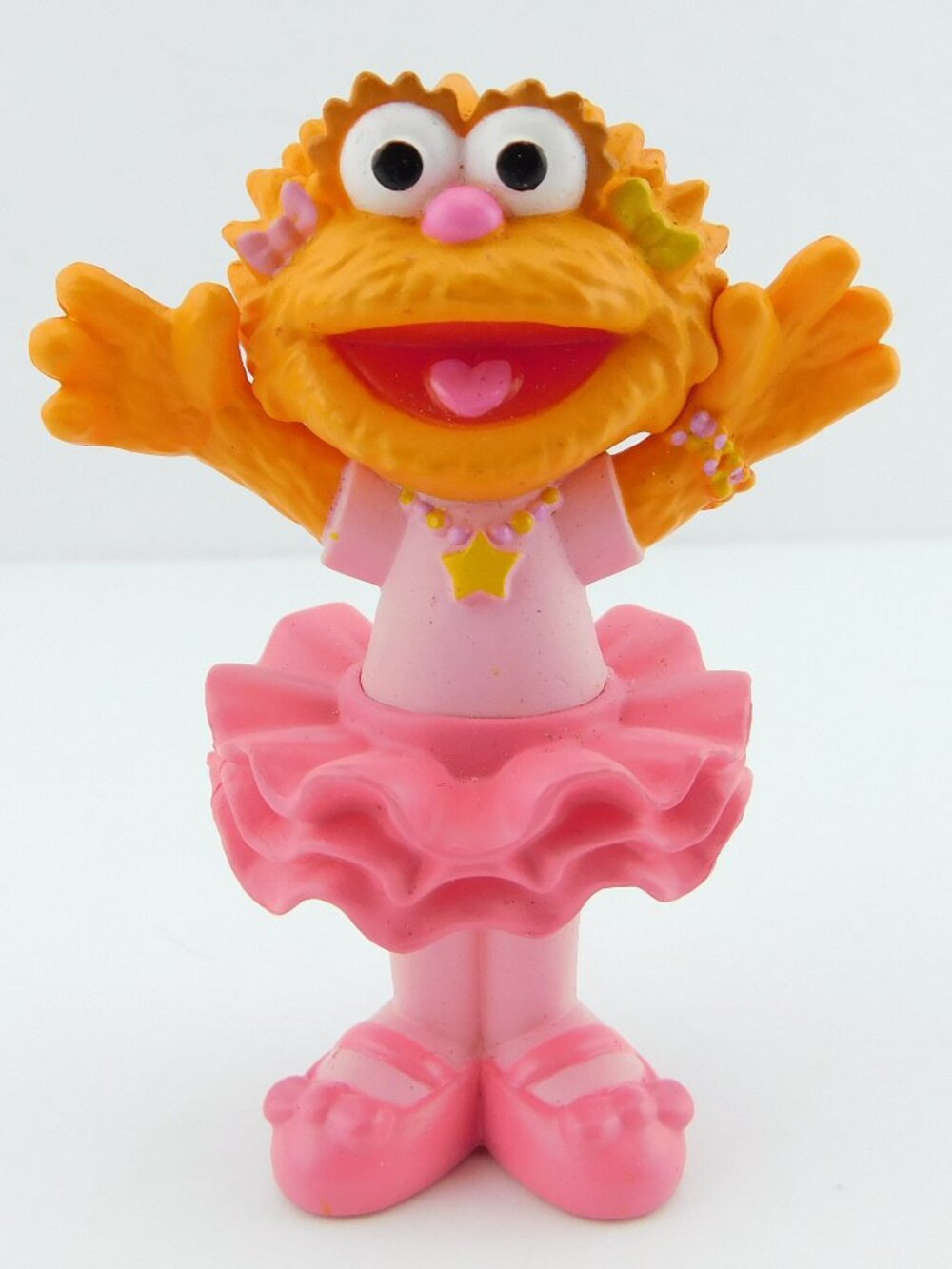 Sesame Street Place ZOE PVC Figure Orange 3” Fill-A-Bus Collectible